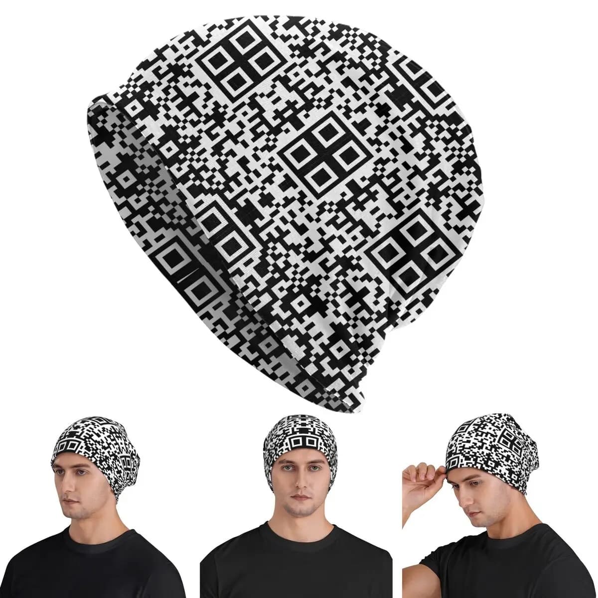 Sea Shanty 2 QR Cod Skullies Berretti Cappelli Caldo Autunno Inverno Berretto da esterno Berretti a cuffia lavorati a maglia per uomo Donna Adulto