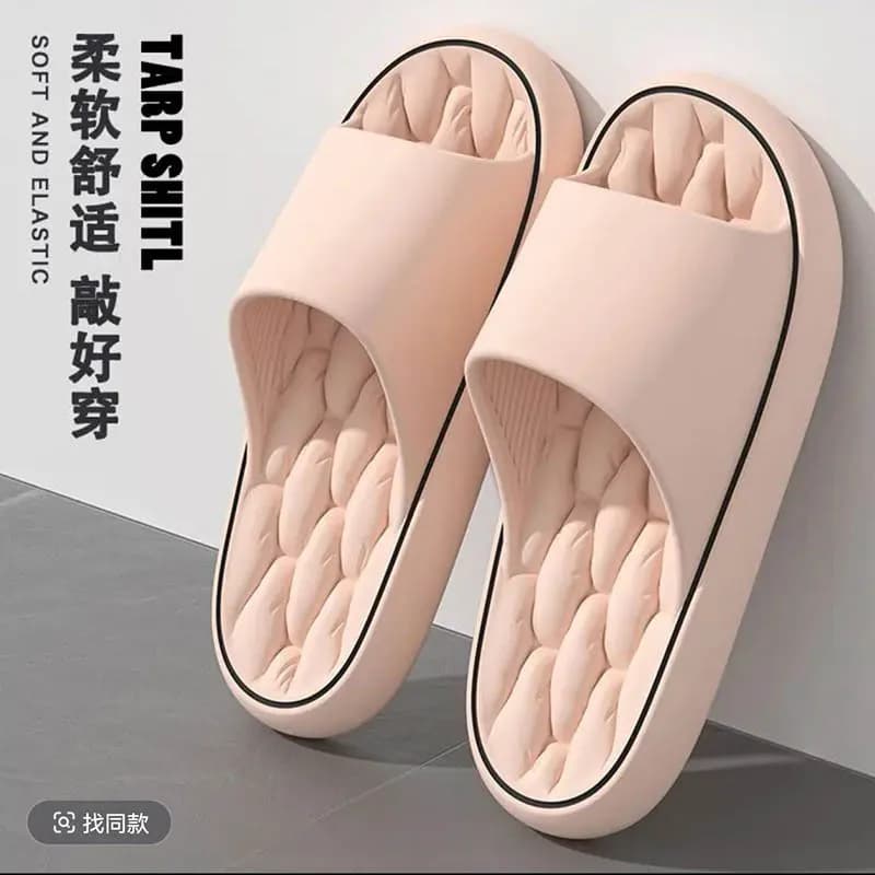 New Summer Women Bathroom Bathing Slippers Men Indoor Home EVA Anti-Slip Anti-Odor Couple Shower Quick-Drying Slippers