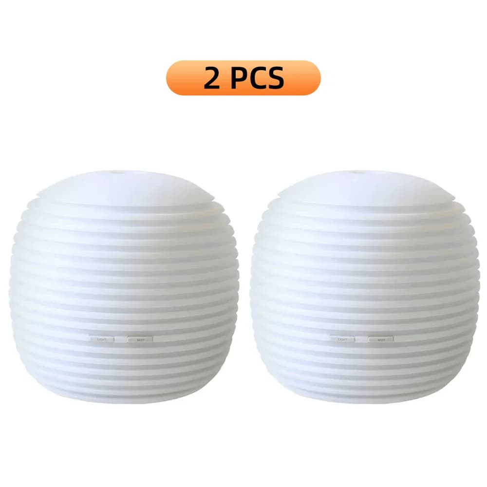 2 Pieces Mini Lantern Diffuser of Aromi, Quiet Humidifier to Cold Fog and Atmosphere Light for Yoga Office Bedroom