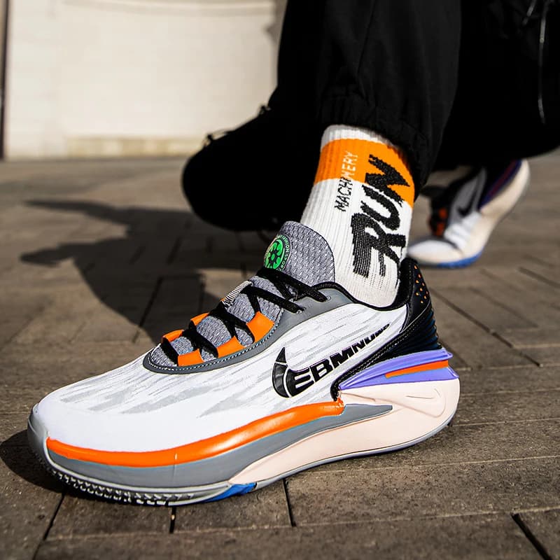 Sneakers da Basket alla Moda per Uomo, Antiscivolo, Leggere, Traspiranti, Ammortizzanti, Resistenti all'Usura, per Corsa e Passeggio all'Aperto