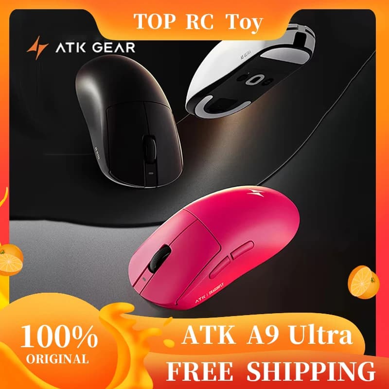 ATK A9 A9/A9 SE/A9 Plus/A9 Pro Tri-Mode 8K 53g Light Play Mouse for e-sport Custom PC Accessory
