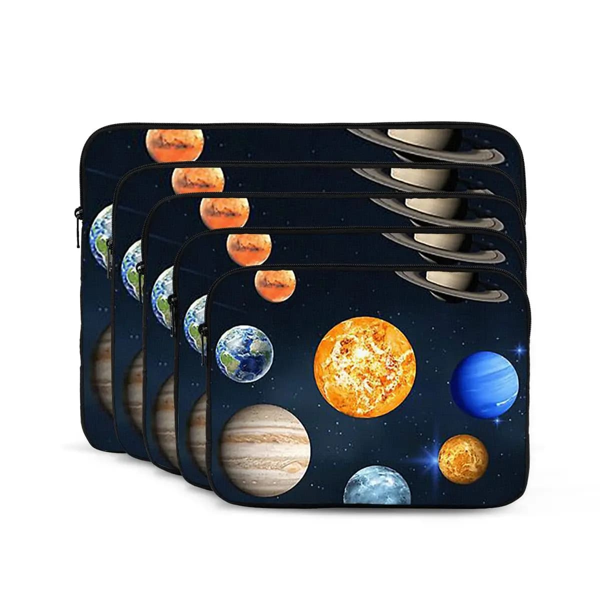 Sistema solare Pianeti spaziali Universo Borsa per laptop Custodia Custodia per notebook Custodia protettiva Custodia antiurto per tablet