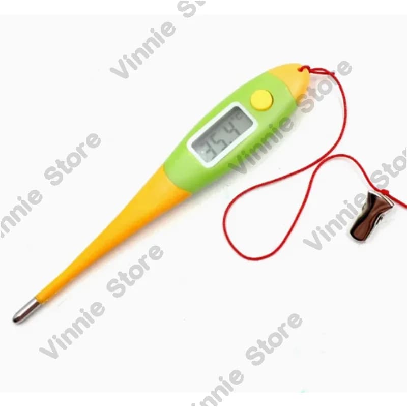 Termometro elettronico veterinario per allevamenti; tester rapido della temperatura per animali domestici, bovini, ovini; termometro elettronico rettale