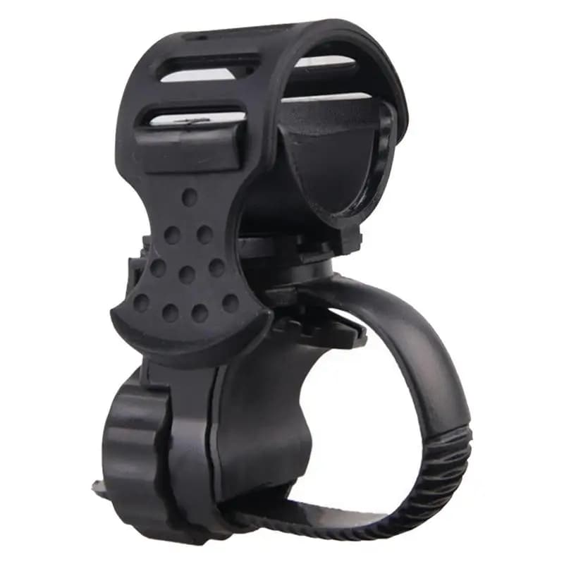 1PC New Cycling Bike Bicycle Light Lamp Band Strap Stand Holder 360 rotazione Grip LED torcia torcia morsetto Clip Mount