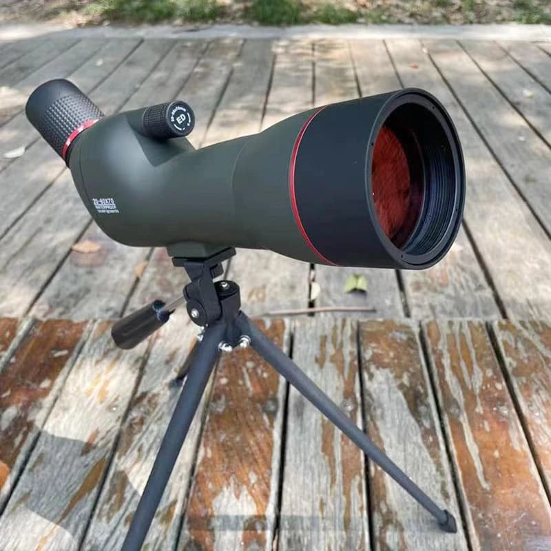 Telescopi Maifeng 20-60x70 Monoculare ED Impermeabile Dritto Doppio Focuing Cannocchiale per Birdwatching Con Treppiede BAK4