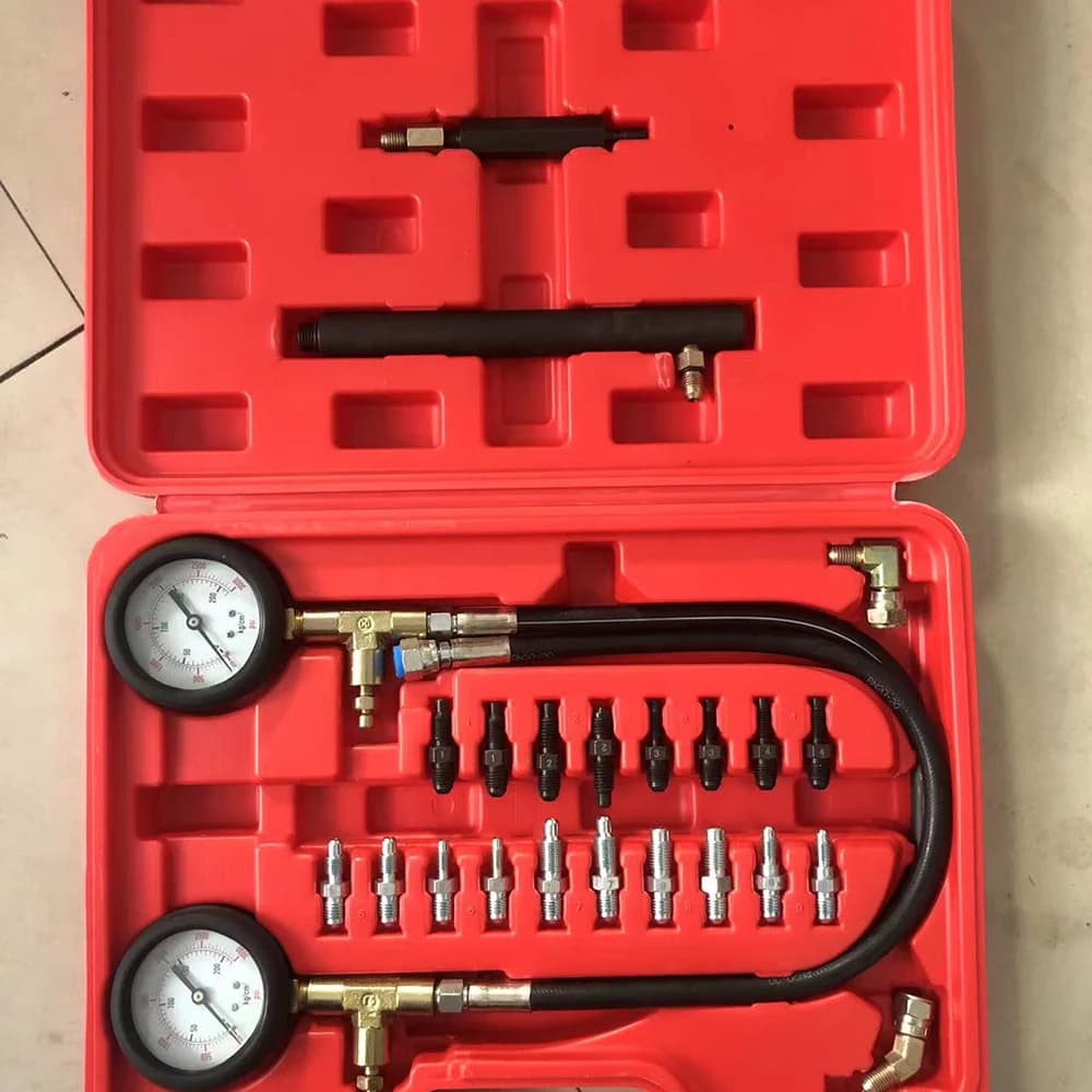Brake Pressure Test Kit Service Tool Master Cylinder Valve Mechanic Set ABS Hydraulic Oil Pressure Gauge