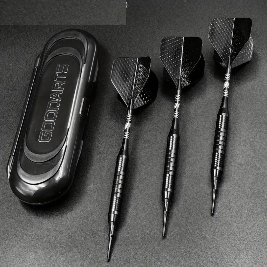 18g Soft Tipped Darts Professional Indoor Plastic Tip Darts Set for Electronic Dartboard Games Plastic Storage Box