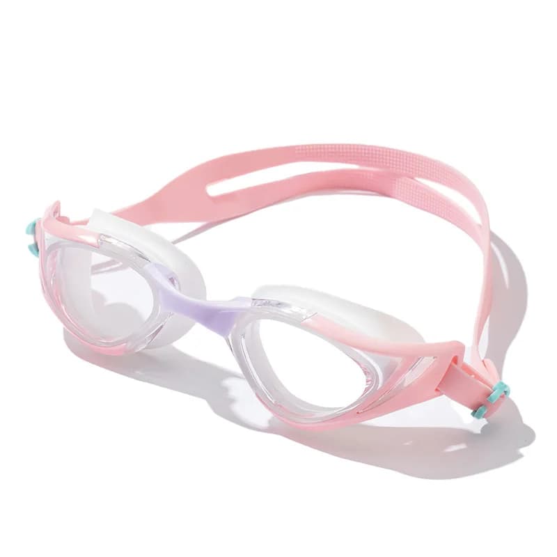 1 piece of adult swim glasses, anti-fog lenses, waterproof and anti-foging, high-definition swim glasses with adjustable straps, suitable for swimming pool, training