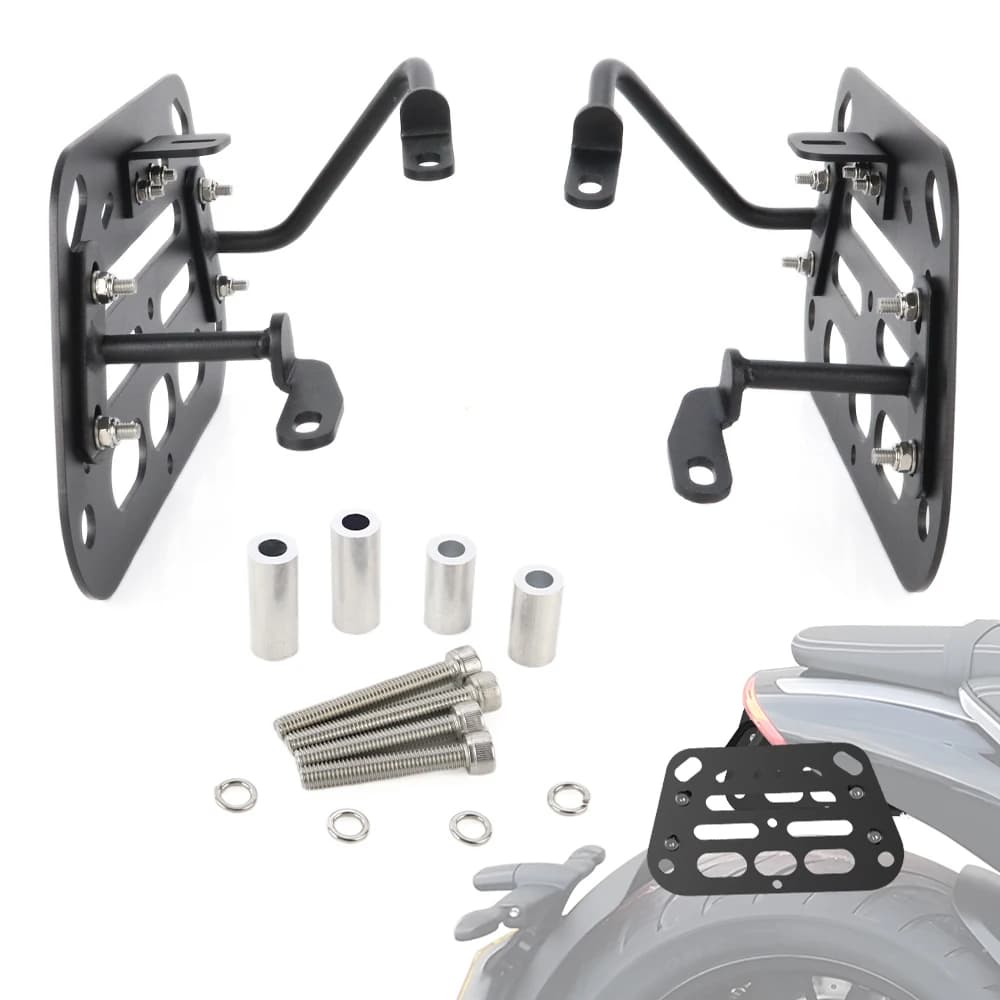 Misura Per Triumph Rocket 3 R / GT 2020-2025 Moto Bisaccia Barre di Supporto Staffe di Montaggio Laterale Portapacchi Pannier Rastrelliere