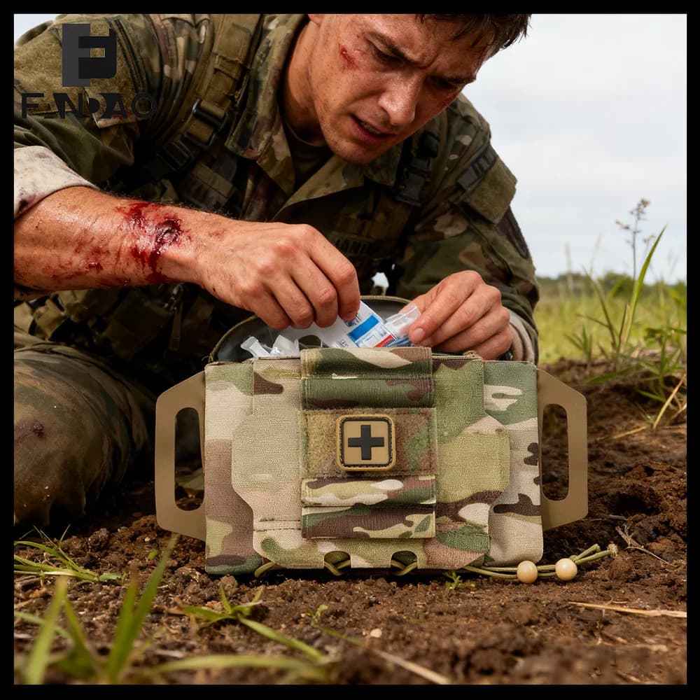 Kit di pronto soccorso tattico EDC MOLLE Custodia medica a distribuzione rapida Borsa di sopravvivenza Airsoft IFAK per avventure di caccia CS all'aperto