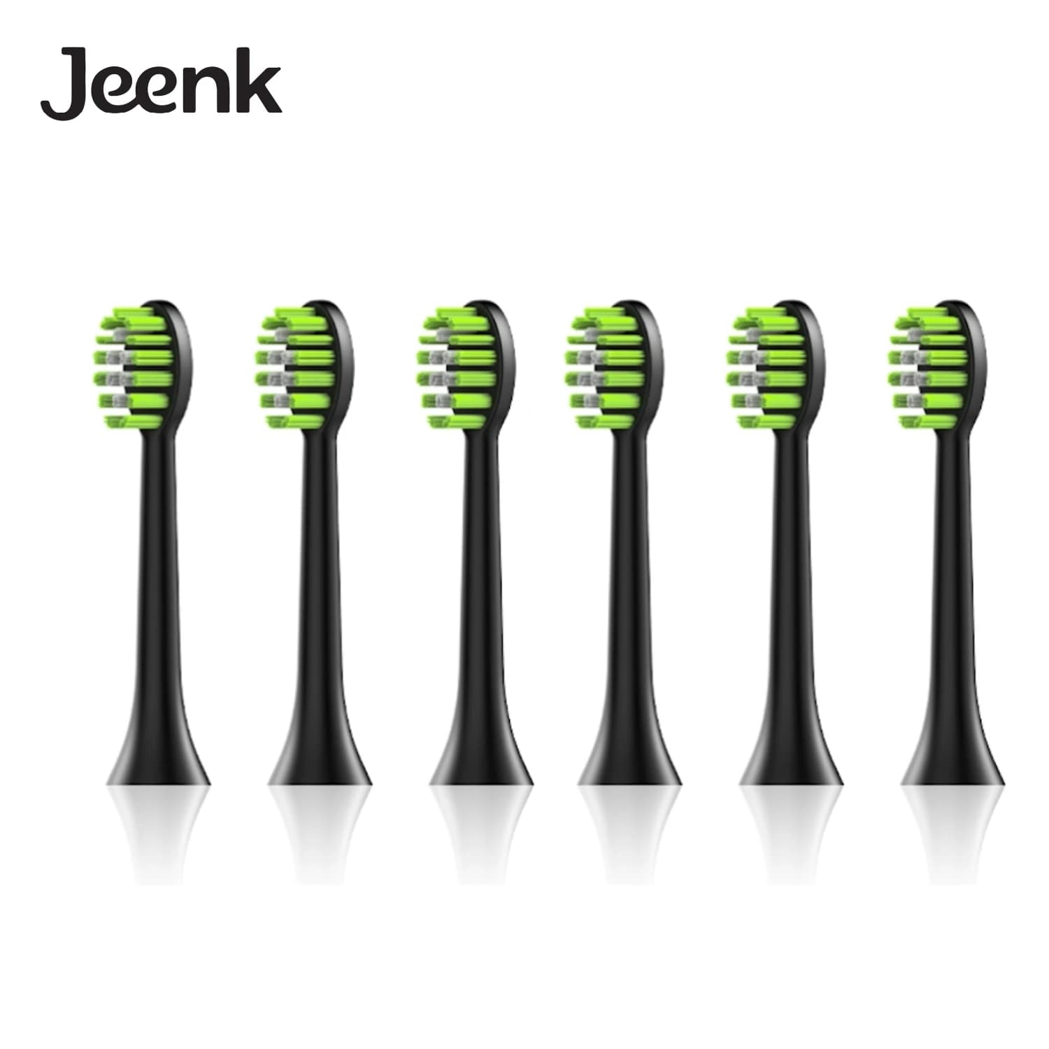Jeenk Spare heads for electric toothbrushes Electric toothbrush heads 6 pieces/set for toothbrush sets with JK-Y05 head