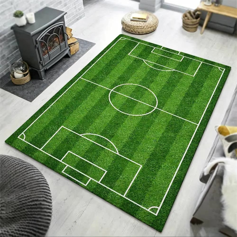 Football Court Floor Mats Home Laundry Rug Carpet For Living Room Decor Lounge Area Anti-slip Foot Mat Entrance Doormat