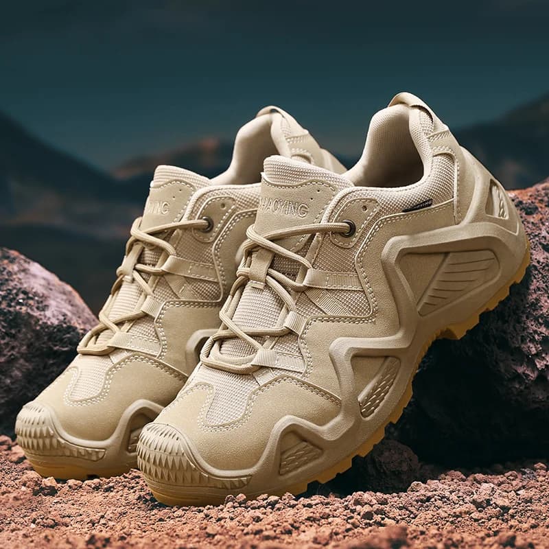 Scarpe Tattiche da Combattimento per Uomo, Stivali da Deserto, Calzature Sportive Impermeabili per Caccia, Escursionismo e Allenamento