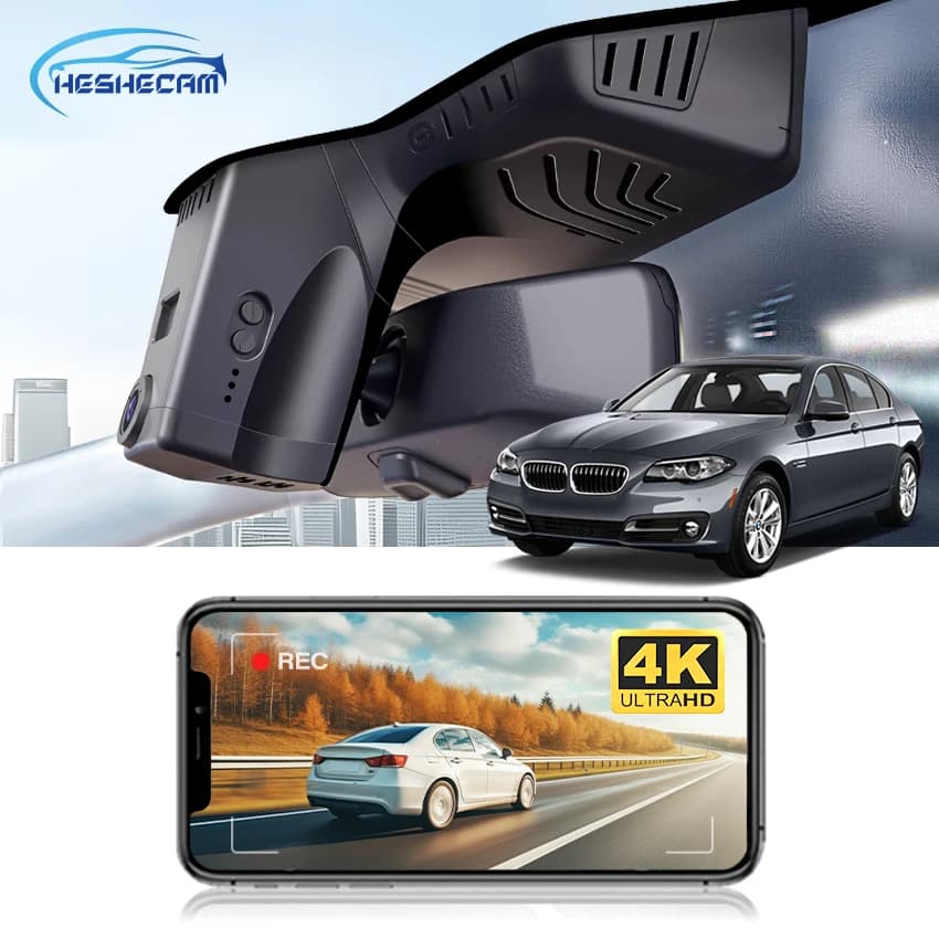 For BMW G30 G31 G38 G11 G12 G32 M5 F90 5 series 530i 540i 520i 520d 530d 540d HESHECAM Wifi Car DVR Easy to install Dash Cam Camera