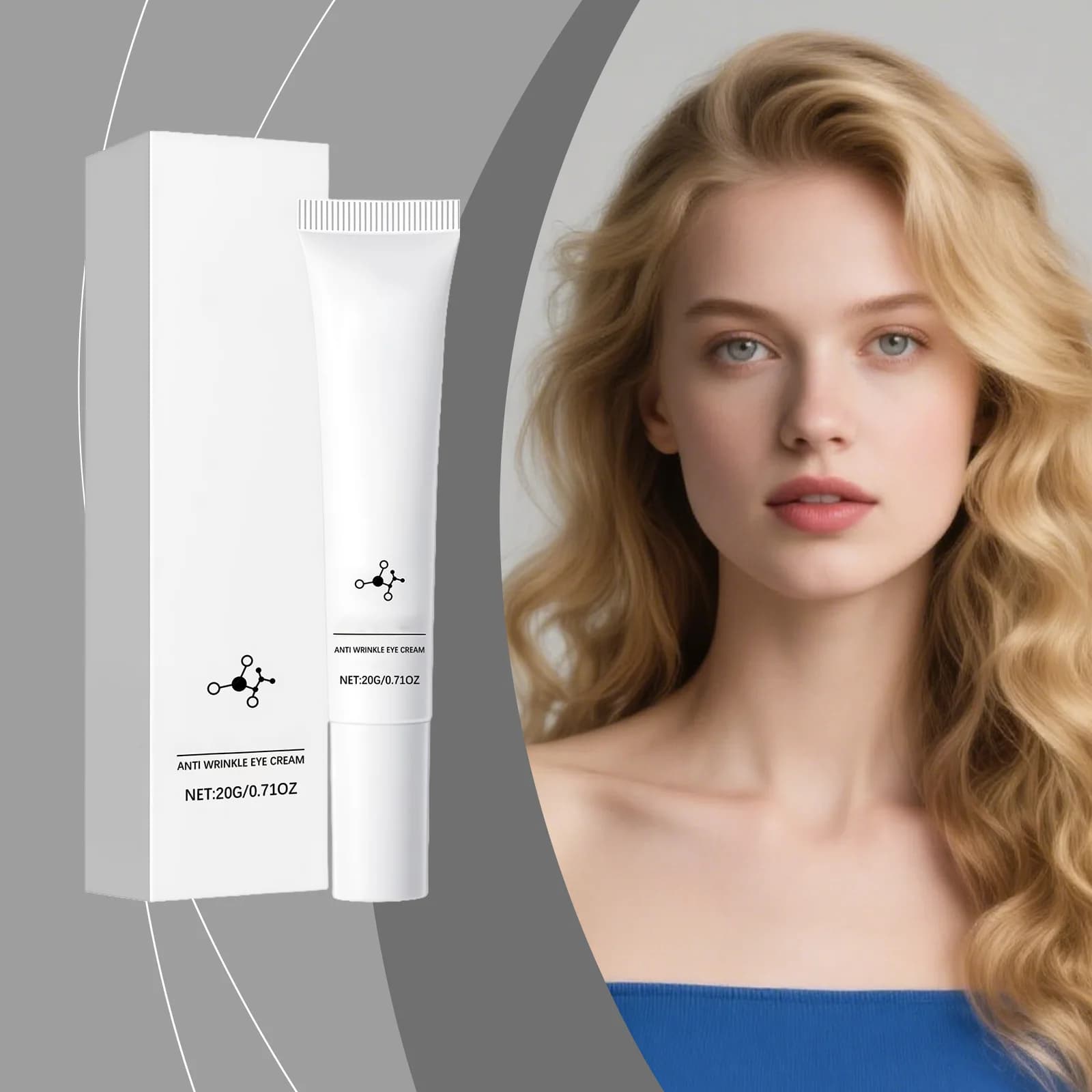Crema per gli occhi rassodante al collagene Riduce il gonfiore Alleviare le borse per gli occhi Idratante Aumenta l'elasticità della pelle Schiarire la melanina Gel per la cura degli occhi