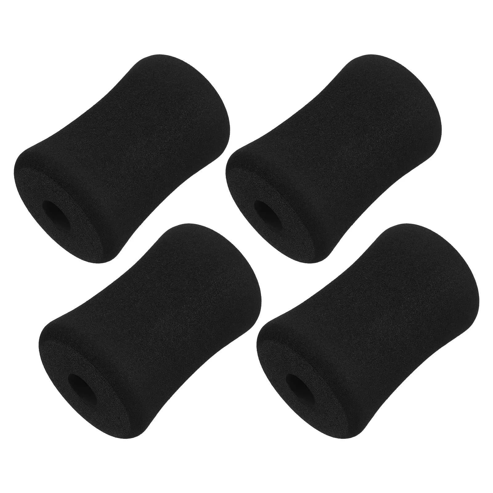 4Pcs Foam Pad Gym Equipment Rollers Replacement Non Slip Leg Extension Weight Bench Cushion Sponge Foam Covers Fitness Machine