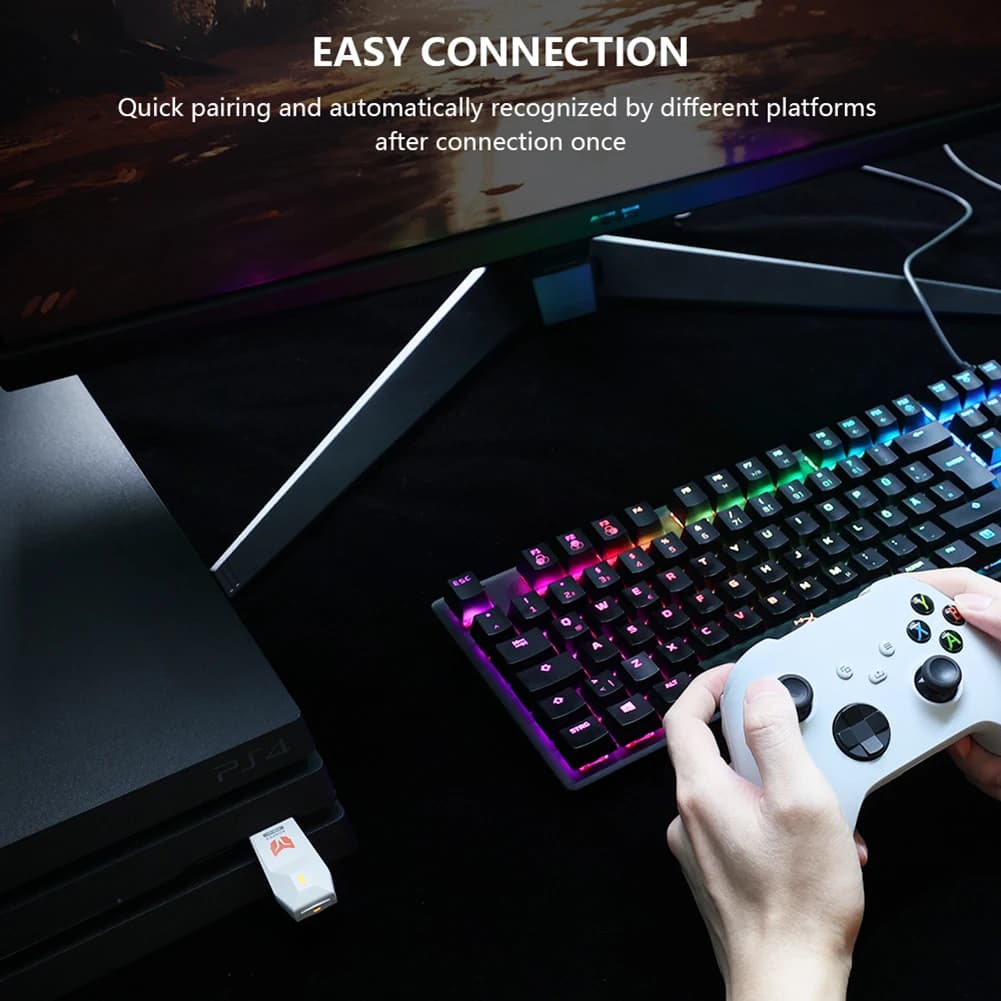 Adattatore Wireless USB BIGBIG WON R100 per Controller Gamepad Switch PS4/PS5 XBOX