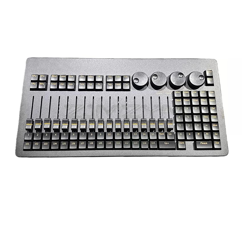 Controller di illuminazione portatile per console di illuminazione scenica con controller dmx