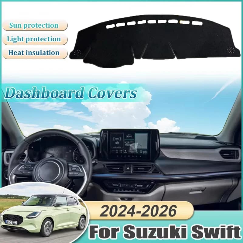 Copertura del cruscotto per Suzuki Swift AOL 2024 2025 2026 Zerbino Tappeto Pad Protezione Ombra Mantello Anti-sole Cuscino Adesivo per auto Accessorie