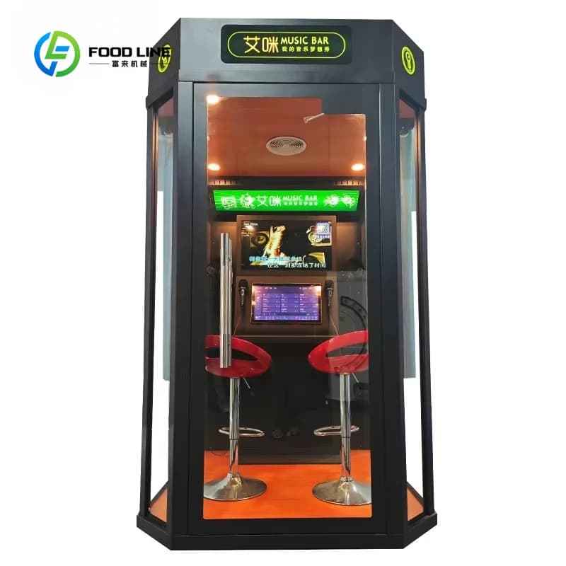 Customized Coin Operated Electronic Jukebox Karaoke Singing Room KTV Game Machine Indoor Arcade Mall Portable Karaoke Booth
