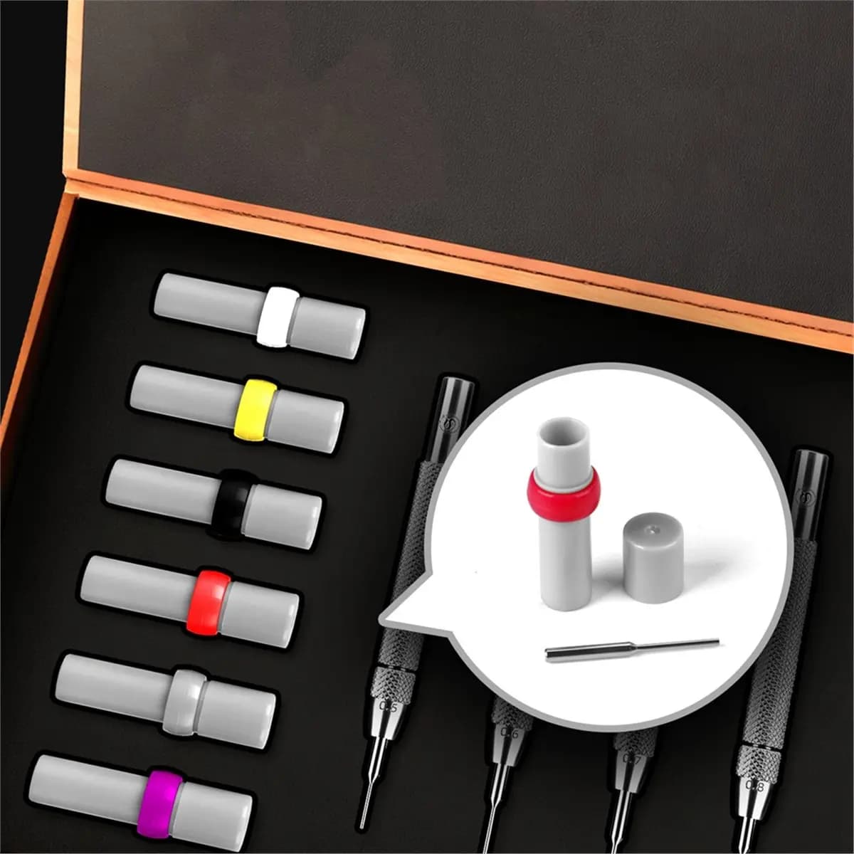 Watch Band Removal Pin Extra Long Needle Punch 0.5-1.0mm Needle Watch Strap Remover Set Watch Repair Tool