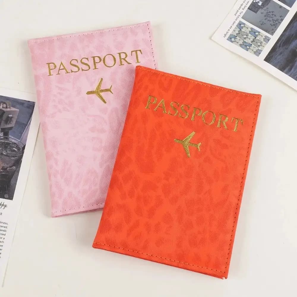Waterproof Passport Cover Multi-function PU Leather Passport Holder Multiple Card Slots Soft Passport Protective Cover