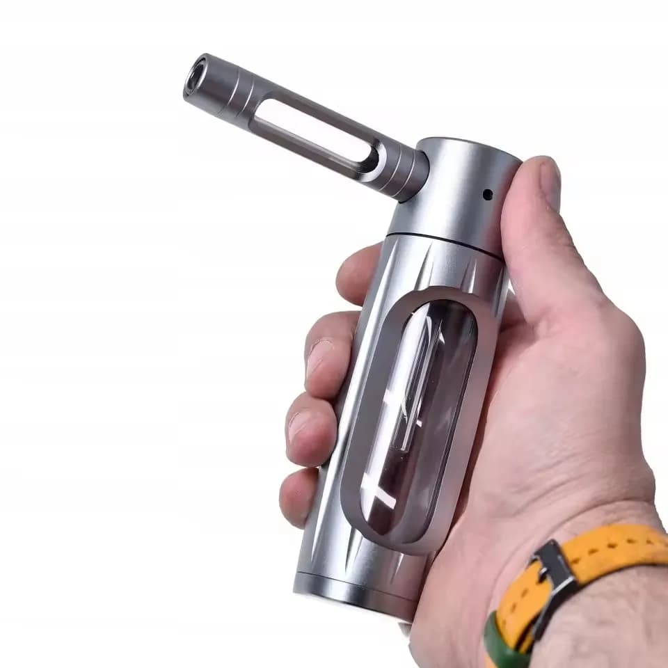 Set di Pipe Portatili in Metallo e Vetro per Fumo, Pipe per Tabacco Secco, Accessori per Hookah e Shisha