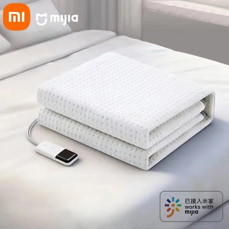 Coperta Elettrica Xiaomi Versione Singola 1.8x0.8m, Materassino Riscaldante, Coperta Termica Invernale per Casa e Letto