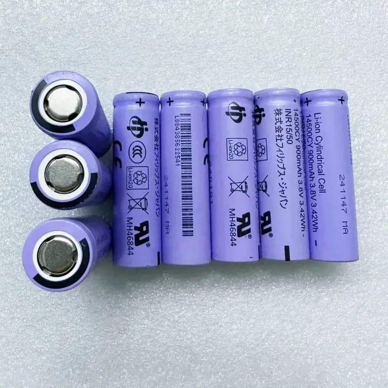 Nuovo 14500CY 3.8V 900mAh UR14500AC 3.7V 740mAh Batteria a testa piatta per Braun Shaver S5 S6 S7 S51 53B 73S 4200 5762 3766 Spazzolino da denti