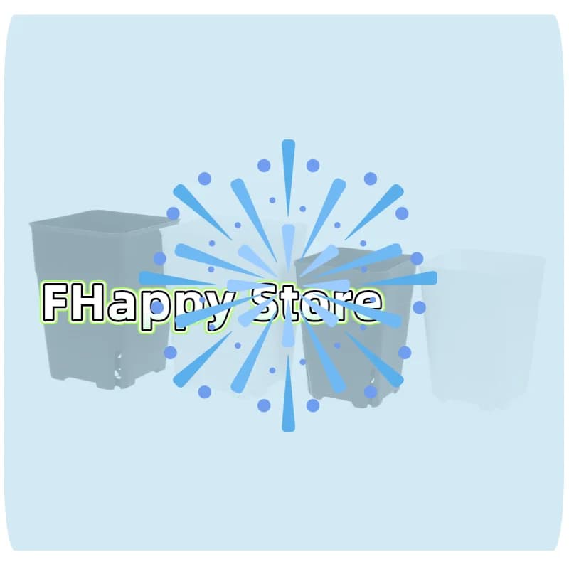 Plastic Plant Seeding Planting Cup Seedling Pots Square Deep Nursery Tree Pot Flower Plant Container Pot Garden Grow Flowerpots