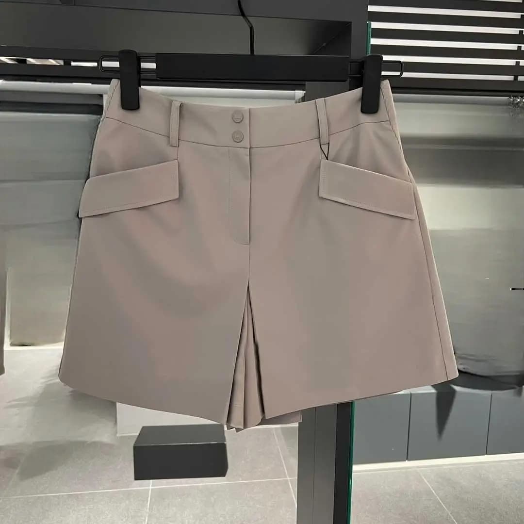 2026 Summer Women Solid Golf Shorts Quick Dry Breathable Simple Fashion Versatile Casual Sports Short Pants