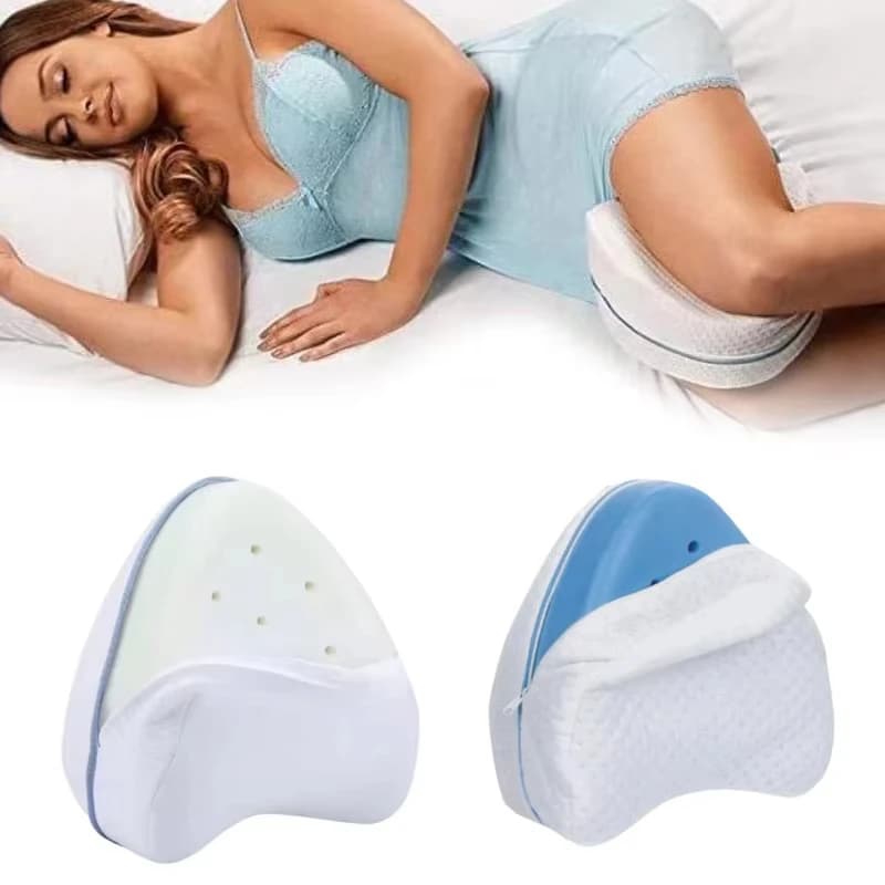 Cuscino per le gambe con cuscino per le vene in cotone a rimbalzo lento con memoria Cuscino per le gambe con tracciamento per le gambe a forma di cuore Cuscino per le gambe con morsetto