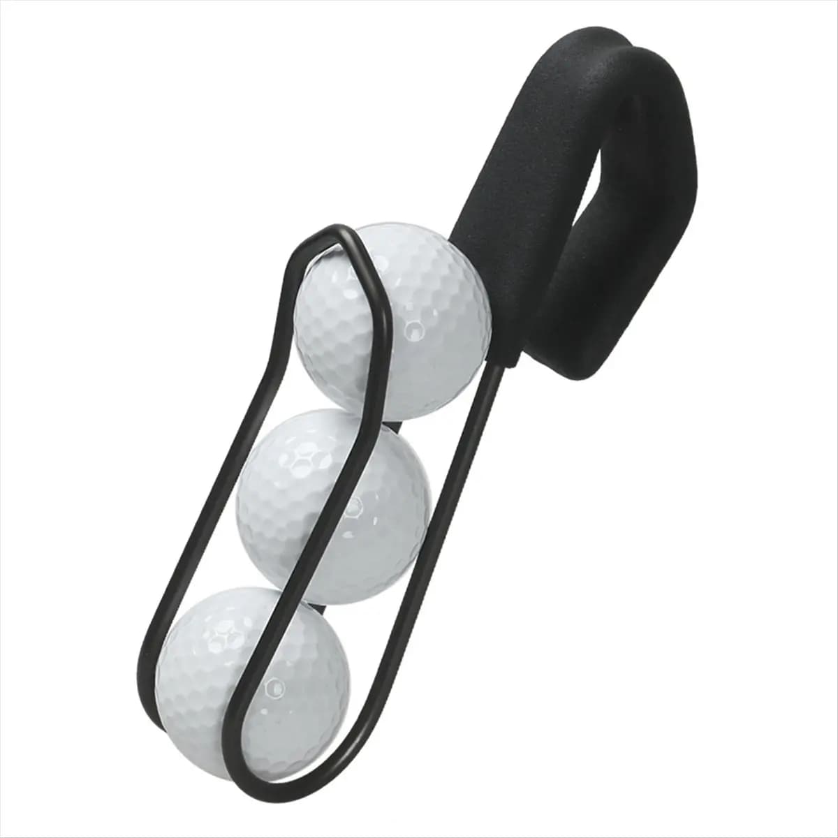 (ABYM) Porta Palline da Golf, Supporto per Palline da Golf, Contiene 3 Palline, Porta Tee con Clip da Cintura, Accessorio da Golf