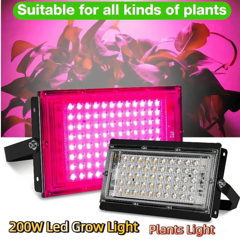 200W Led Coltiva The Light Phytolamp for Plants Light Phyto Lamp Complete Spectro Lampadina Hydroponic Lamp Serra Seeds of Flowers Coltiva La Tenda