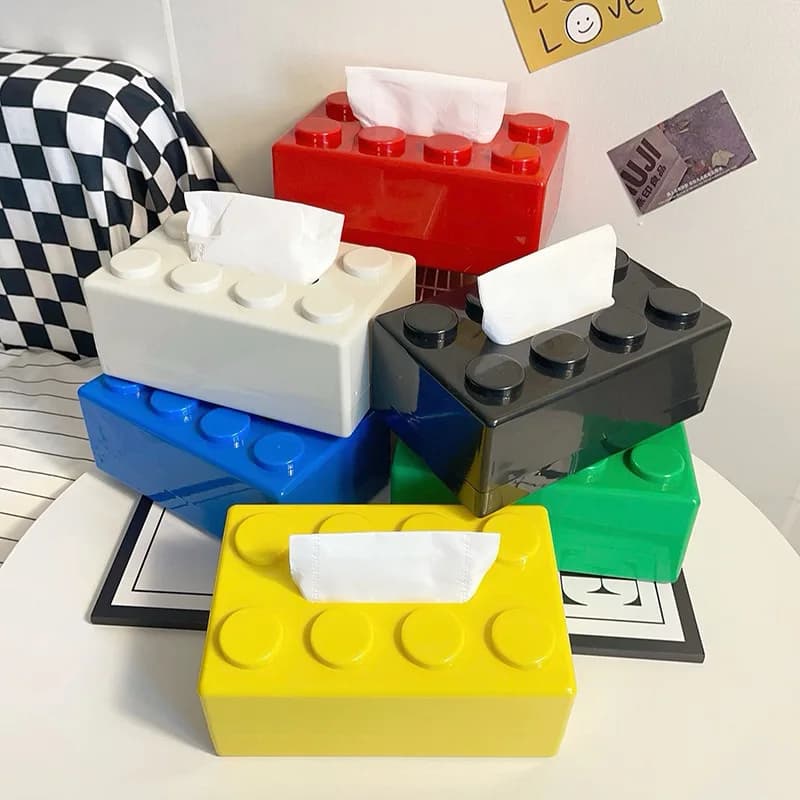 1 piece creative construction handkerchief box with high aesthetic value for domestic napkins Paper drawer box