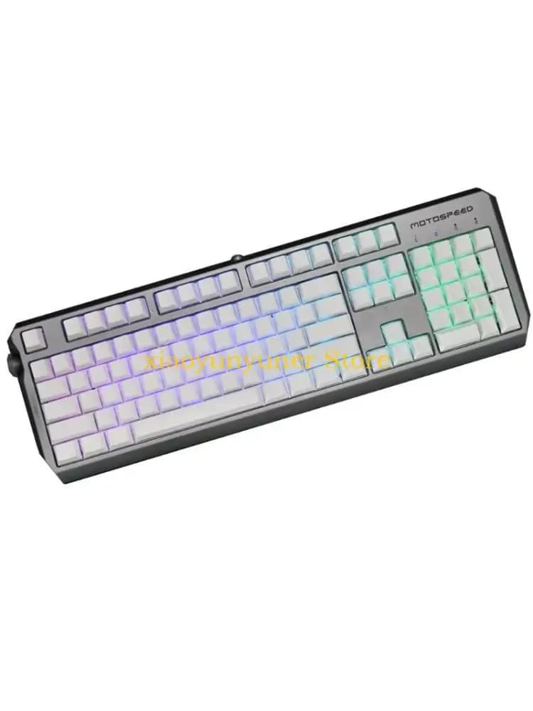 P9JB 108 tasti PBT Copritasti vuoti Cherry OEM Profilo XDA Gamer lettera Copritasto bianco per interruttori Cherry MX