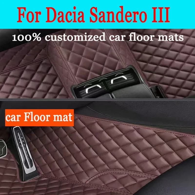 Tappetini auto per Dacia Sandero III DJF 2020 2021 2022 Accessori