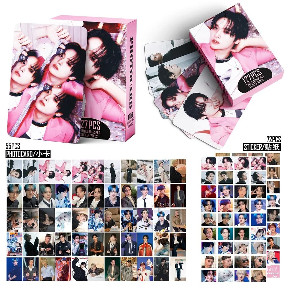 New Korean Wave 127 Straykids Nuovo album Lomo Little Card Lee Min ho SKZOO LEEKnow Little Card Stickers DO IT Fan Gifts