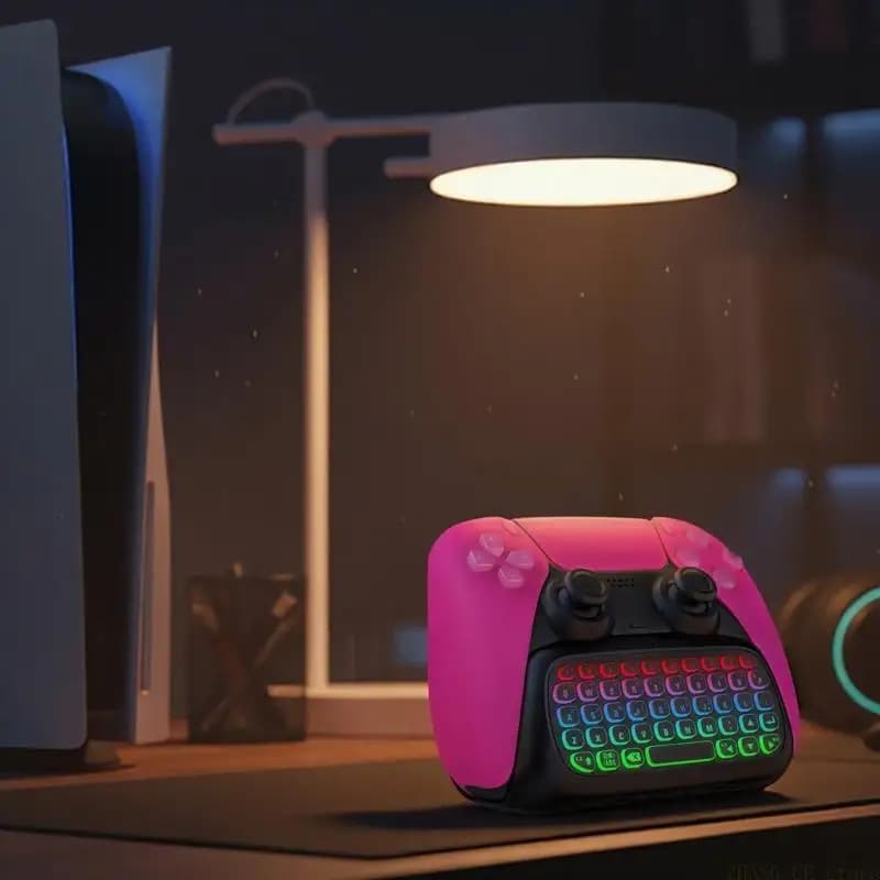 Accessorio da gioco M5TD Mini tastiera con connessione compatibile Porta per uscita ricaricabile