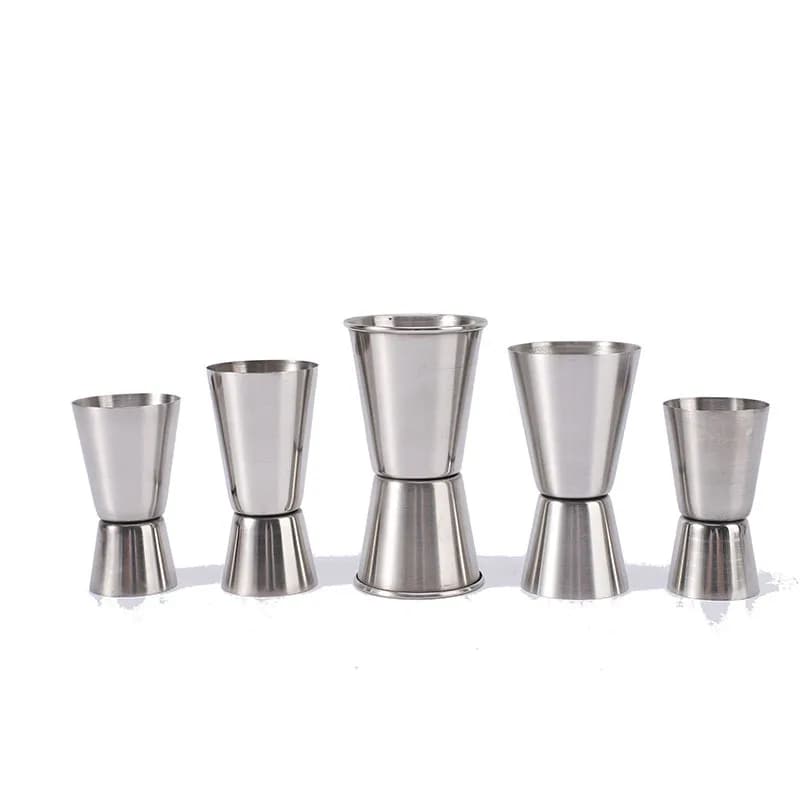 Shaker per cocktail in acciaio inossidabile Misura tazza Dual Shot Drink Spirit Misura Jigger Gadget da cucina Accessori per vino Barista