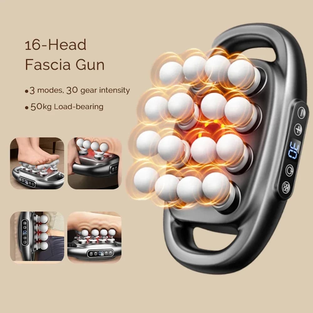 Emeka Fascia Gun Body Massage Gun with High Frequency Vibration Back and Life Massage Masajeador Muscle Massage
