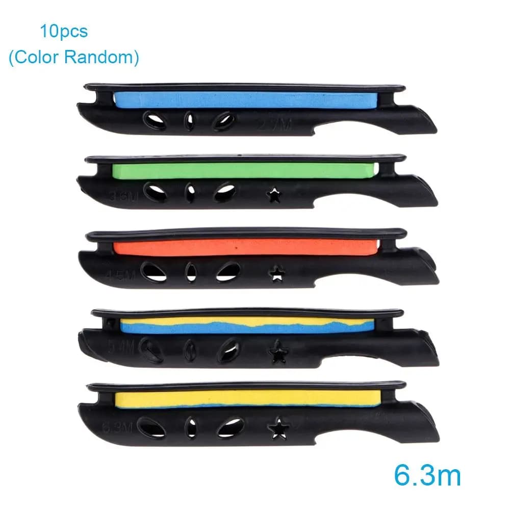 Hot Fish hook storage Fishing Rod Clips Hand Pole Plate Winding Wrapped Wire Board Fishing Coiling Card Line Container