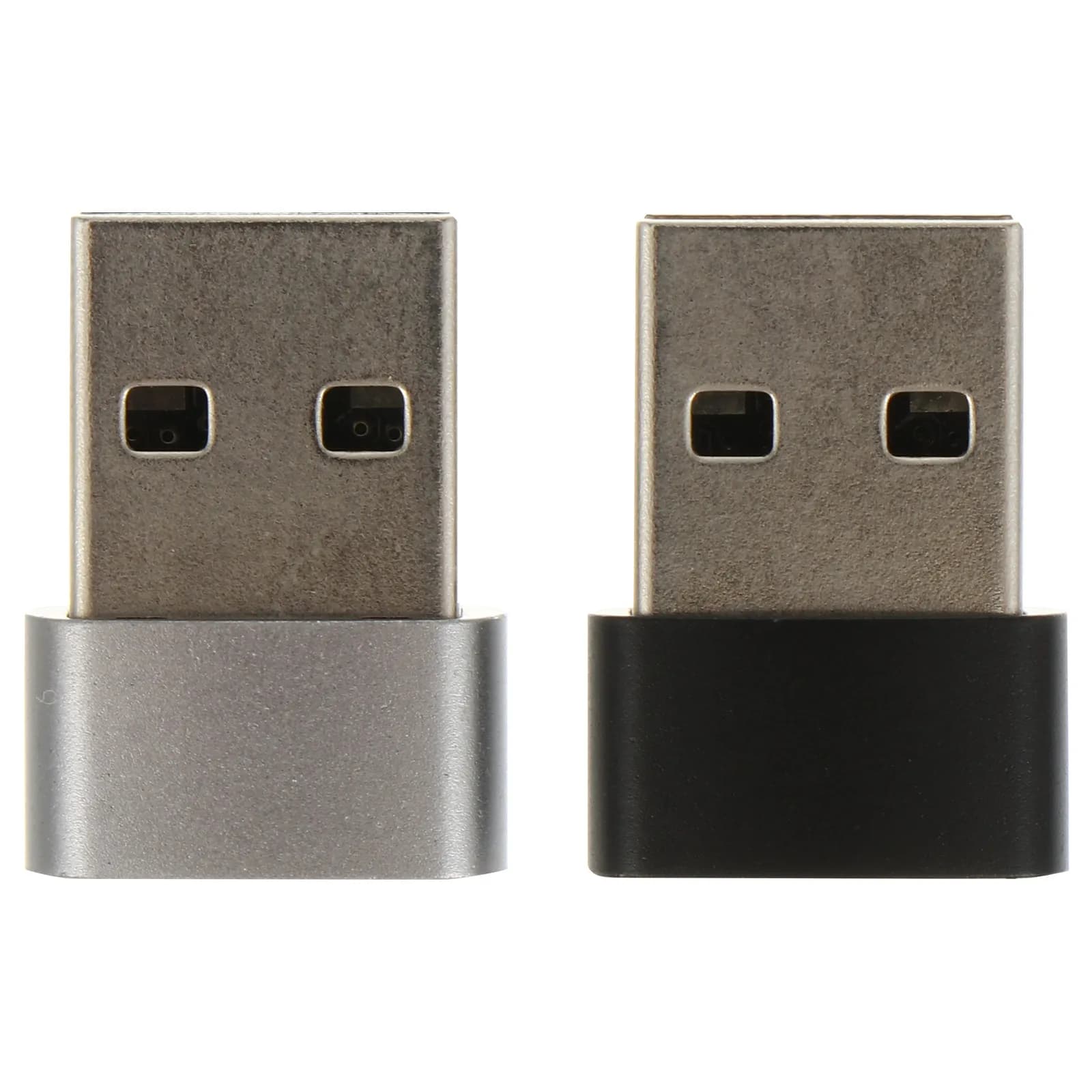 2Pcs USB 2.0a Male to Type-C Female Adapter Plug and Play No Driver Needed Lightweight Compact Portable for Phone Tablet Laptop