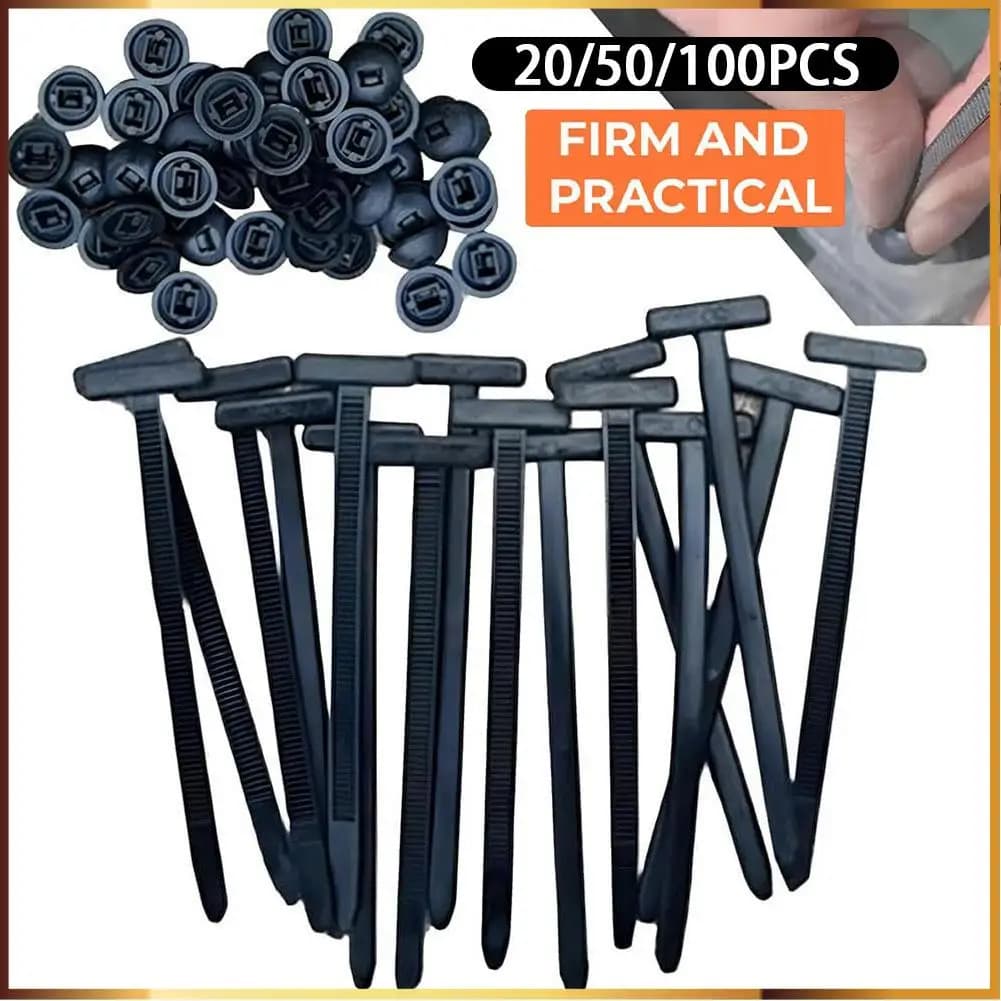 Fascette per cavi universali Fascette per cavi in nylon multiuso Fascette per cavi antiscivolo resistenti autobloccanti Fibbia per riparazioni quotidiane di auto