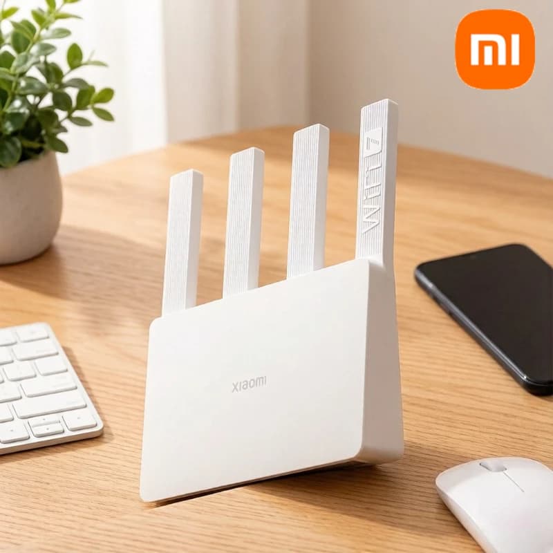 Router Xiaomi Mijia BE3600 MLO Dual-Band WiFi7 IPTV con Porta Ethernet 2.5G di Alta Qualità, Ripetitore, VPN, Networking Mesh e Accelerazione Gaming