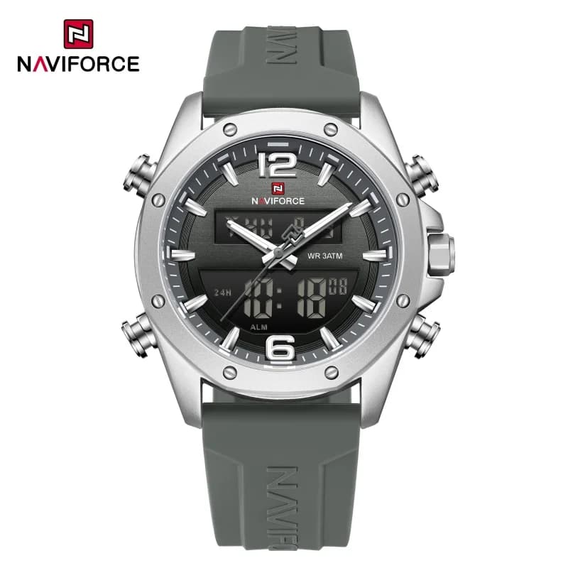 NF9264 NAVIFORCE Luxury Men's Watch Top Brand Mutifunction Chronograph Watch Men's Watch Auto Date 3ATM Waterproof Men's Watch Watches