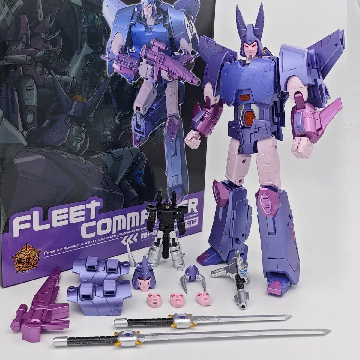 In Magazzino MH-01 Hurricane MHz GIOCATTOLI Giocattolo Trasformato MH01 Cyclonus Hurricane KO FT-29 Robot Action Figure Modello GIOCATTOLI REGALO Hobby