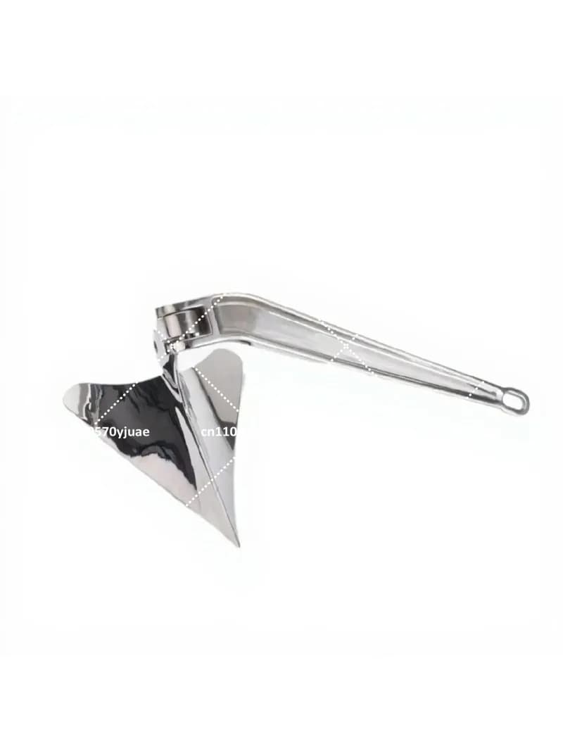 Stainless Steel Marine Plow Anchor for Yacht Boat Mooring 5KG 6KG