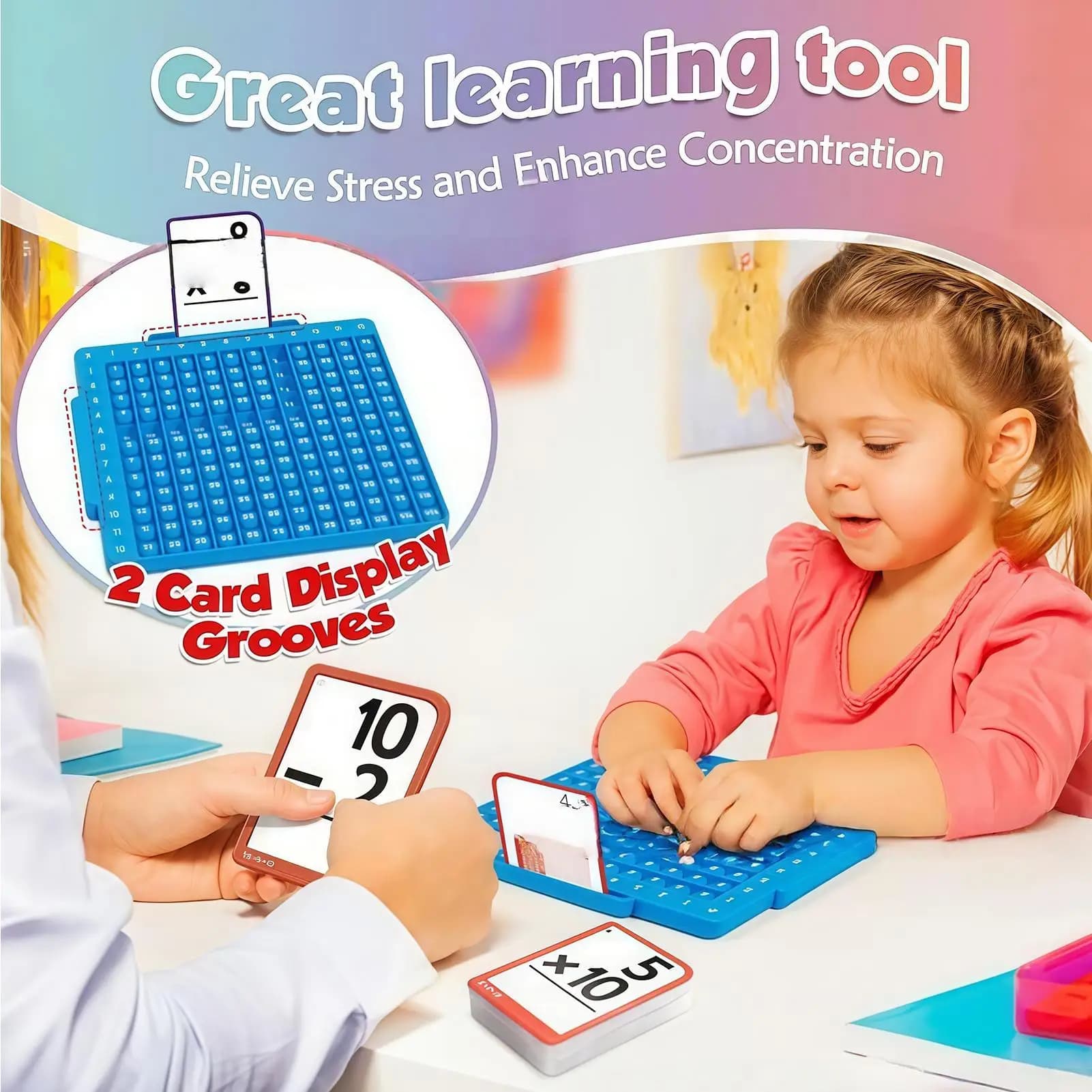 Carte matematiche Giocattoli educativi con giochi matematici da tavolo per bambini dai 1 ai 6 anni Ragazzi Ragazze Casa Asilo Aula Scuola Asilo