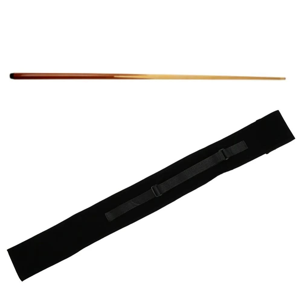 Shoulder Strap Pool Cue Storage Bag Black Washable Foldable Snooker Cue Storage Bag Oxford Cloth Billiard Stick Storage Bag